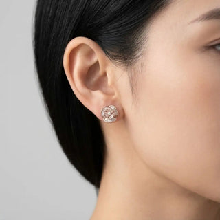 Baguette Blossom Stud Earrings