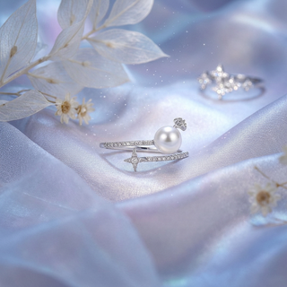 Classic Pearl Accent Ring