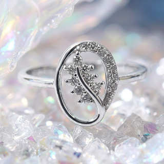 Silver Petal Bloom Ring