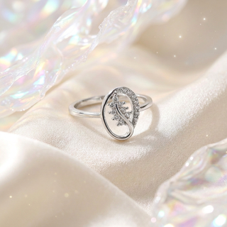 Silver Petal Bloom Ring