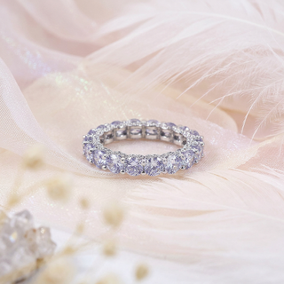 Lavender Sparkle Eternity Band