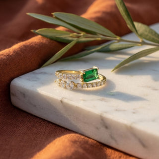 925 Sterling Silver Tri-Sparkle Beaded Ring with Three Sparkling Accents – Keyona Jewellery