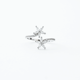 Blossom Cluster Adjustable Ring