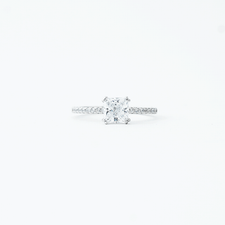 Mini Solitaire Dangle Ring