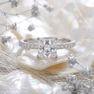 Mini Solitaire Dangle Ring