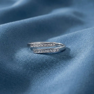 Sleek Baguette Bar Ring in 925 Sterling Silver by Keyona Jewellery