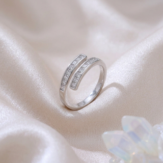 Sleek Baguette Bar Ring