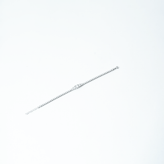 Classic Silver Tennis Bracelet