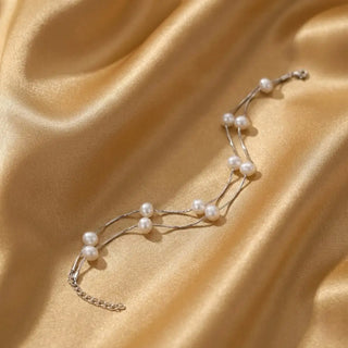 Ocean Wave Pearl Bracelet