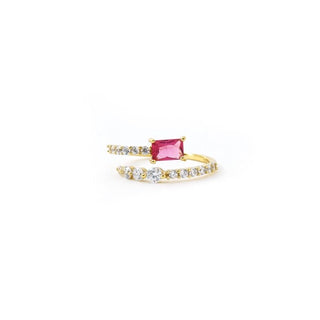 Buy Ruby Fan Accent Ring Online – Keyona Jewellery