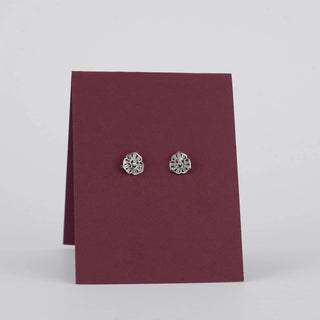 Petite Bloom Silver Stud Earrings