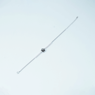 Midnight Blossom Pearl Bracelet