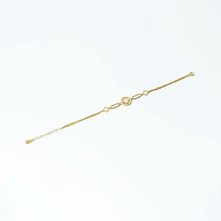 Ivory Clover Charm Bracelet