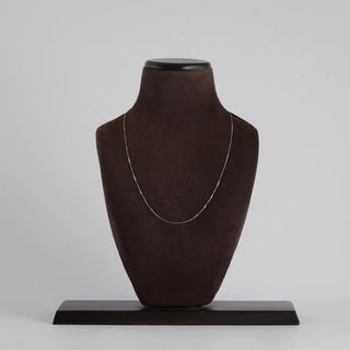 Buy silver box chain online in 925 sterling silver – sleek minimal chain necklace by Keyona Jewellery
