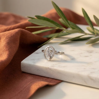 Silver Petal Bloom Ring