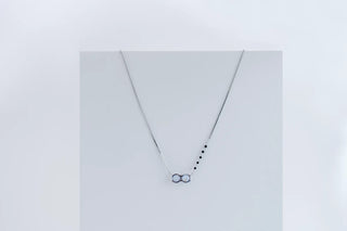 Silver Twin Solitaire Mangalsutra