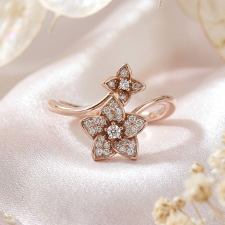 Twinkle Star Charm Ring