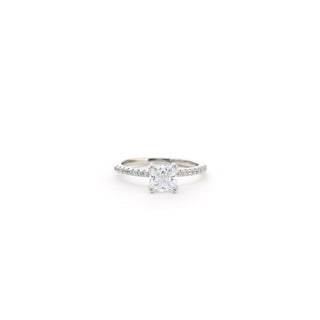 Buy mini solitaire dangle ring online in 925 sterling silver – elegant minimal ring for women by Keyona Jewellery