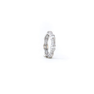 Buy regal baguette eternity band online in 925 sterling silver – elegant stackable ring for women by Keyona Jewellery