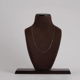 Silver rounded snake chain necklace in 925 sterling silver – Keyona Jewellery online