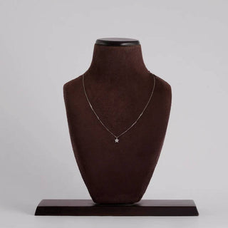Buy silver tiny star CZ pendant online in 925 sterling silver – minimal star necklace for women by Keyona Jewellery