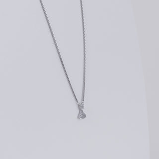 Sparkling Gown Pendant Necklace