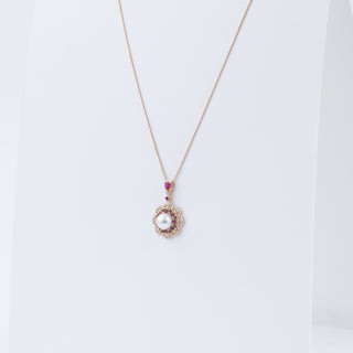 Royal Blossom Pearl Necklace