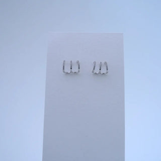 Triple Loop Ear Crawler Earrings