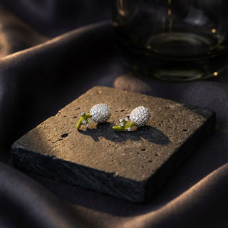 Sparkling Berry Stud Earrings